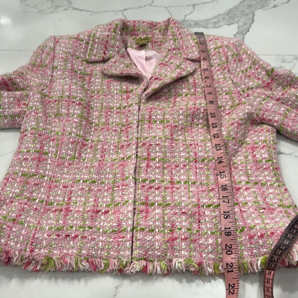 Caslon Morrison Raw Edge Hook Eye Closure‎ Blazer. Size 14 - Picture 9 of 10